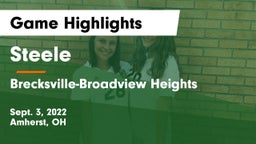 Steele  vs Brecksville-Broadview Heights  Game Highlights - Sept. 3, 2022