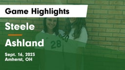 Steele  vs Ashland  Game Highlights - Sept. 16, 2023