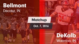 Matchup: Bellmont vs. DeKalb  2016