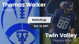 Matchup: Walker vs. Twin Valley  2017