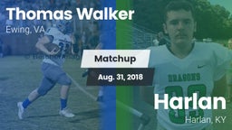 Matchup: Walker vs. Harlan  2018