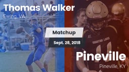 Matchup: Walker vs. Pineville  2018