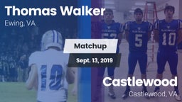 Matchup: Walker vs. Castlewood  2019