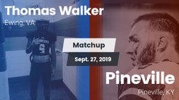 Matchup: Walker vs. Pineville  2019