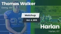 Matchup: Walker vs. Harlan  2019