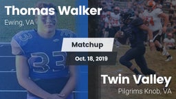 Matchup: Walker vs. Twin Valley  2019