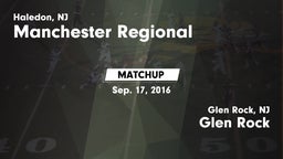 Matchup: Manchester Regional vs. Glen Rock  2016