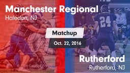 Matchup: Manchester Regional vs. Rutherford  2016