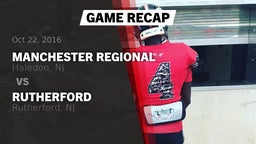 Recap: Manchester Regional  vs. Rutherford  2016