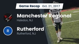 Recap: Manchester Regional  vs. Rutherford  2017