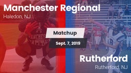 Matchup: Manchester Regional vs. Rutherford  2019