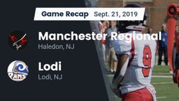 Recap: Manchester Regional  vs. Lodi  2019