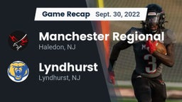 Recap: Manchester Regional  vs. Lyndhurst  2022