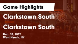 Clarkstown South  vs Clarkstown South  Game Highlights - Dec. 10, 2019