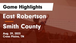 East Robertson  vs Smith County  Game Highlights - Aug. 29, 2023