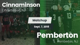 Matchup: Cinnaminson vs. Pemberton  2018