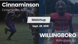 Matchup: Cinnaminson vs. WILLINGBORO  2018