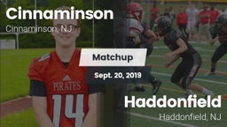 Matchup: Cinnaminson vs. Haddonfield  2019