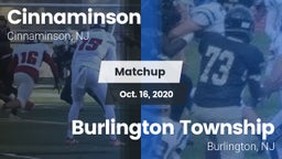 Matchup: Cinnaminson vs. Burlington Township  2020