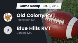 Recap: Old Colony RVT  vs. Blue Hills RVT  2019