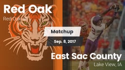 Matchup: Red Oak vs. East Sac County  2017