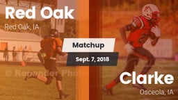 Matchup: Red Oak vs. Clarke  2018