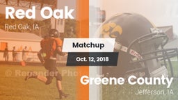 Matchup: Red Oak vs. Greene County  2018