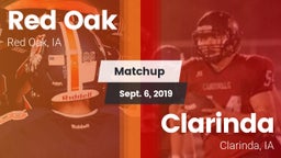 Matchup: Red Oak vs. Clarinda  2019