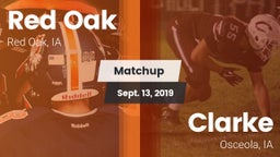 Matchup: Red Oak vs. Clarke  2019
