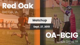 Matchup: Red Oak vs. OA-BCIG  2019