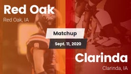 Matchup: Red Oak vs. Clarinda  2020