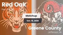 Matchup: Red Oak vs. Greene County  2020