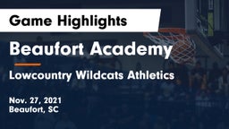 Beaufort Academy vs Lowcountry Wildcats Athletics Game Highlights - Nov. 27, 2021