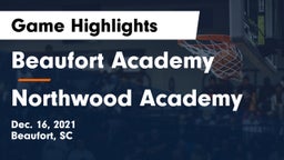 Beaufort Academy vs Northwood Academy  Game Highlights - Dec. 16, 2021