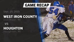 Recap: West Iron County  vs. Houghton  2015