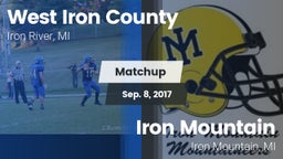 Matchup: West Iron County vs. Iron Mountain  2017