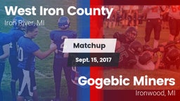 Matchup: West Iron County vs. Gogebic Miners 2017