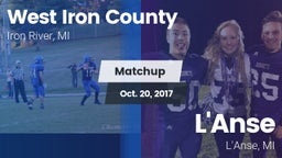 Matchup: West Iron County vs. L'Anse  2017