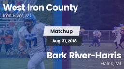 Matchup: West Iron County vs. Bark River-Harris  2018