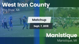 Matchup: West Iron County vs. Manistique  2018