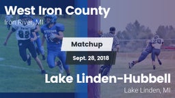 Matchup: West Iron County vs. Lake Linden-Hubbell 2018