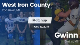 Matchup: West Iron County vs. Gwinn  2018