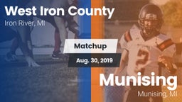 Matchup: West Iron County vs. Munising  2019