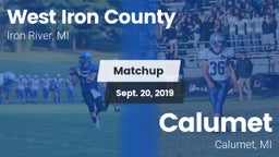 Matchup: West Iron County vs. Calumet  2019