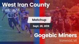 Matchup: West Iron County vs. Gogebic Miners 2019