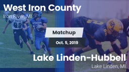 Matchup: West Iron County vs. Lake Linden-Hubbell 2019
