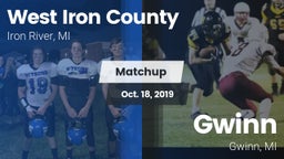 Matchup: West Iron County vs. Gwinn  2019