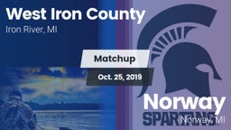 Matchup: West Iron County vs. Norway  2019