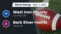 Recap: West Iron County  vs. Bark River-Harris  2022