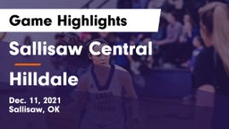 Sallisaw Central  vs Hilldale  Game Highlights - Dec. 11, 2021
